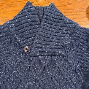 Cat & Jack Navy Cable Knit Sweater